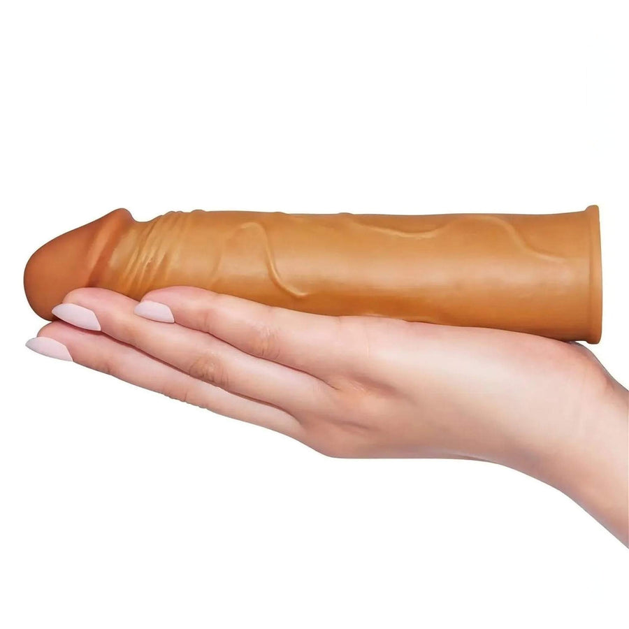 Realistic phallic sheath - Increases 2.54 cm in length and 30% of the glans