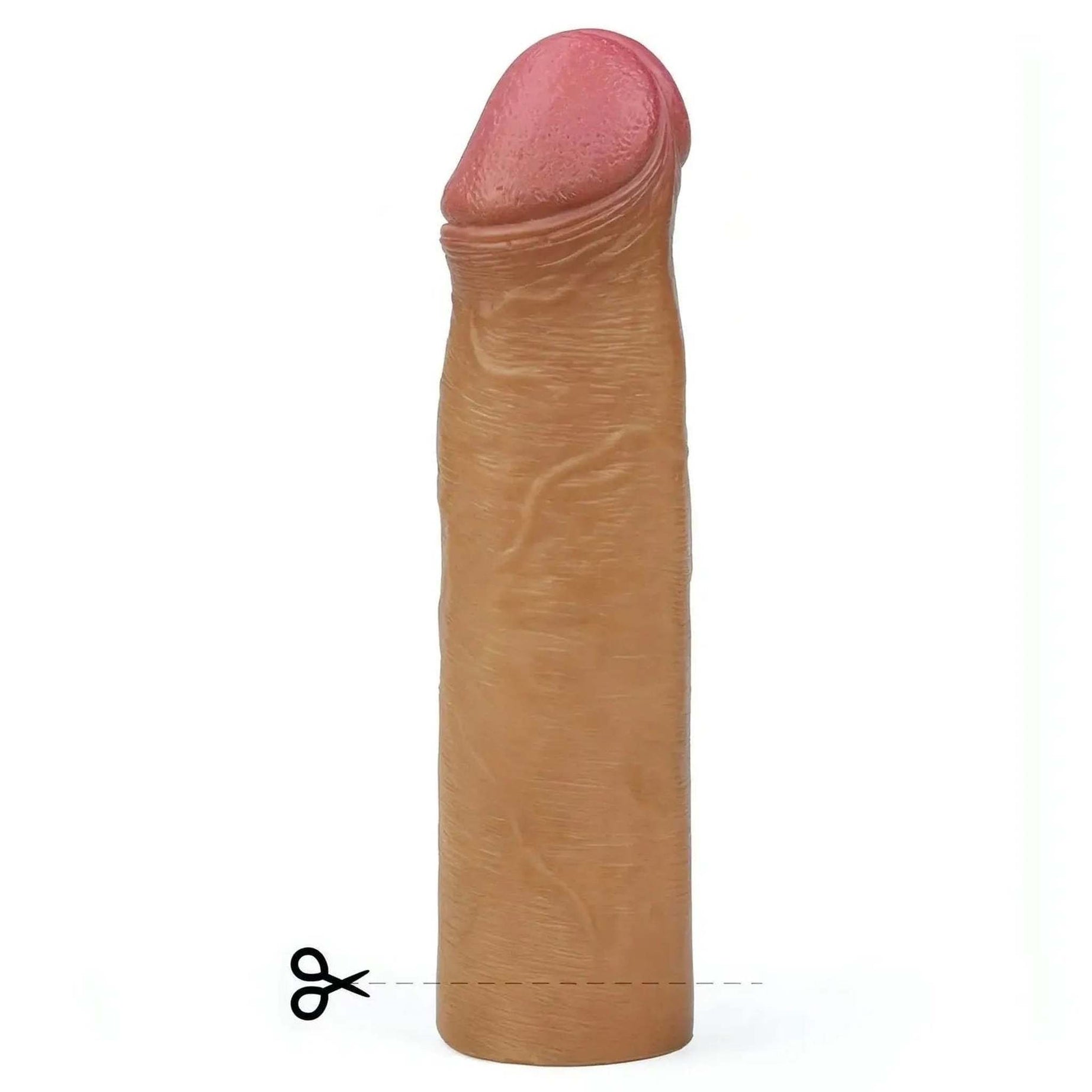 Guaina fallica realistica - Incrementa la lunghezza di 5 cm e il glande del 40%