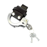 Handschellentasche Leder Schwarz