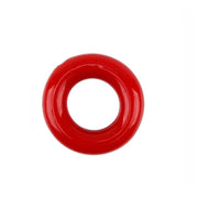 Singolo anello cockring rosso circolare in materiale TPE flessibile