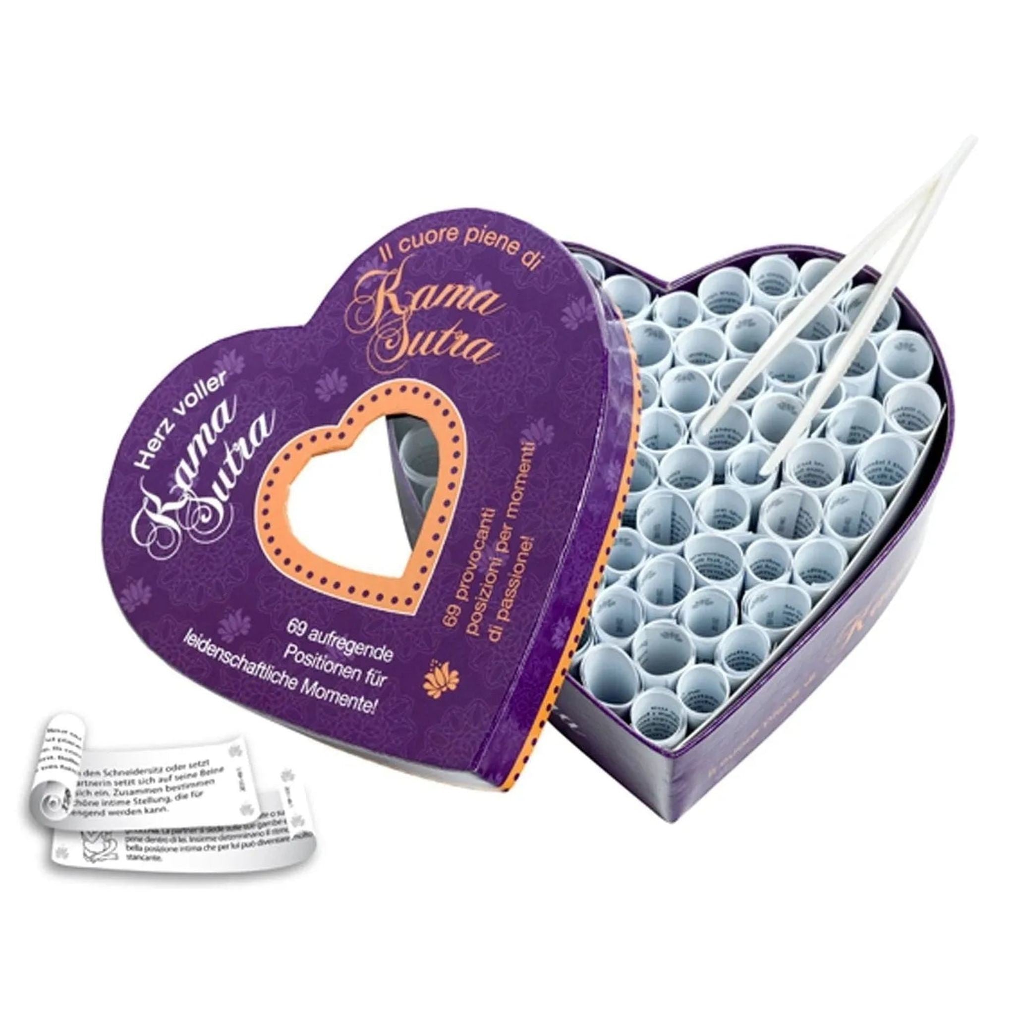 Il cuore pieno di Kama Sutra - 69 provocanti posizioni per momenti di passione!