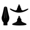 Austauschbares Buttplug-Set – Spitz groß – Schwarz