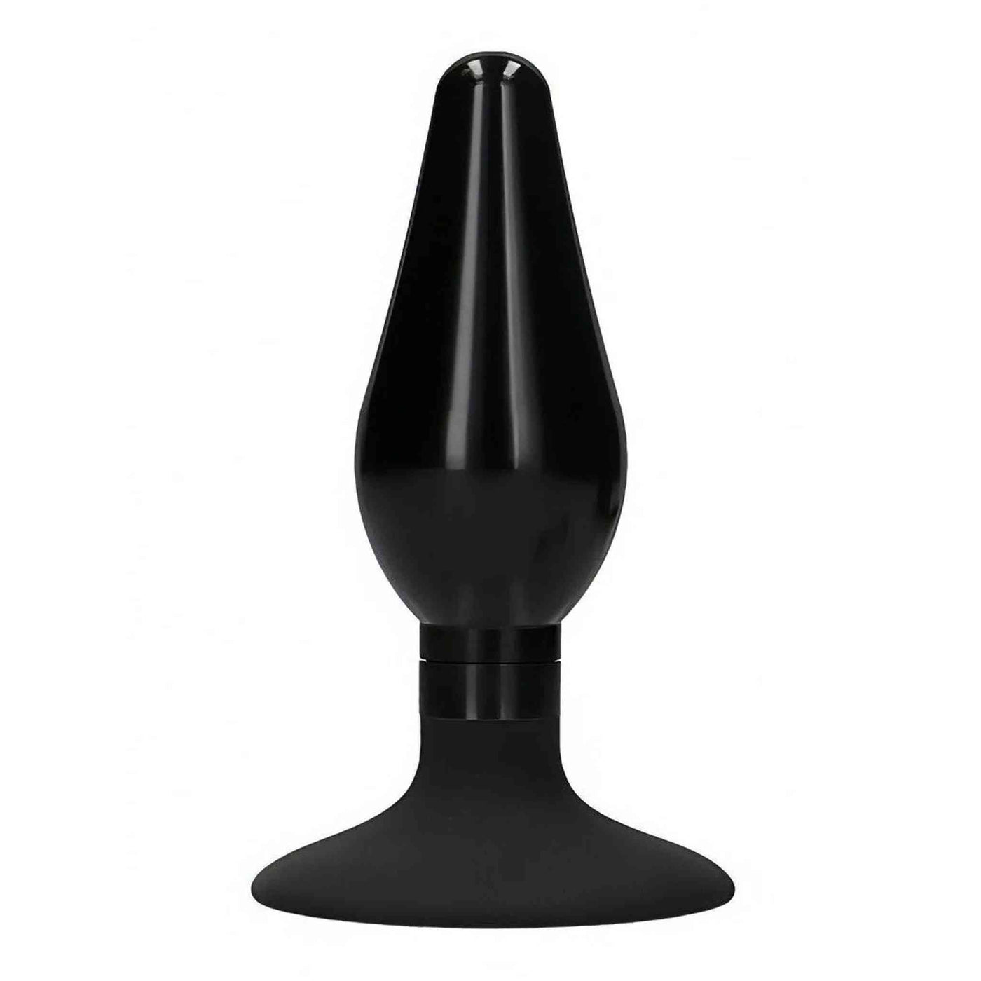 Interchangeable Butt Plug Set - Rounded Large - Black