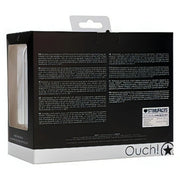 Interchangeable Butt Plug Set - Rounded Large - Black