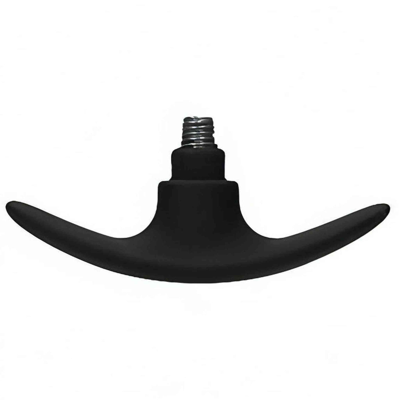 Interchangeable Butt Plug Set - Rounded Large - Black