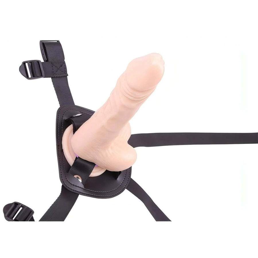 James Deen Realistic Strap-on with testicles - 8.5'' Flesh Pink