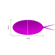 Joanne, ovetto vibrante wireless - 12 modalità di vibrazione, silicone, viola