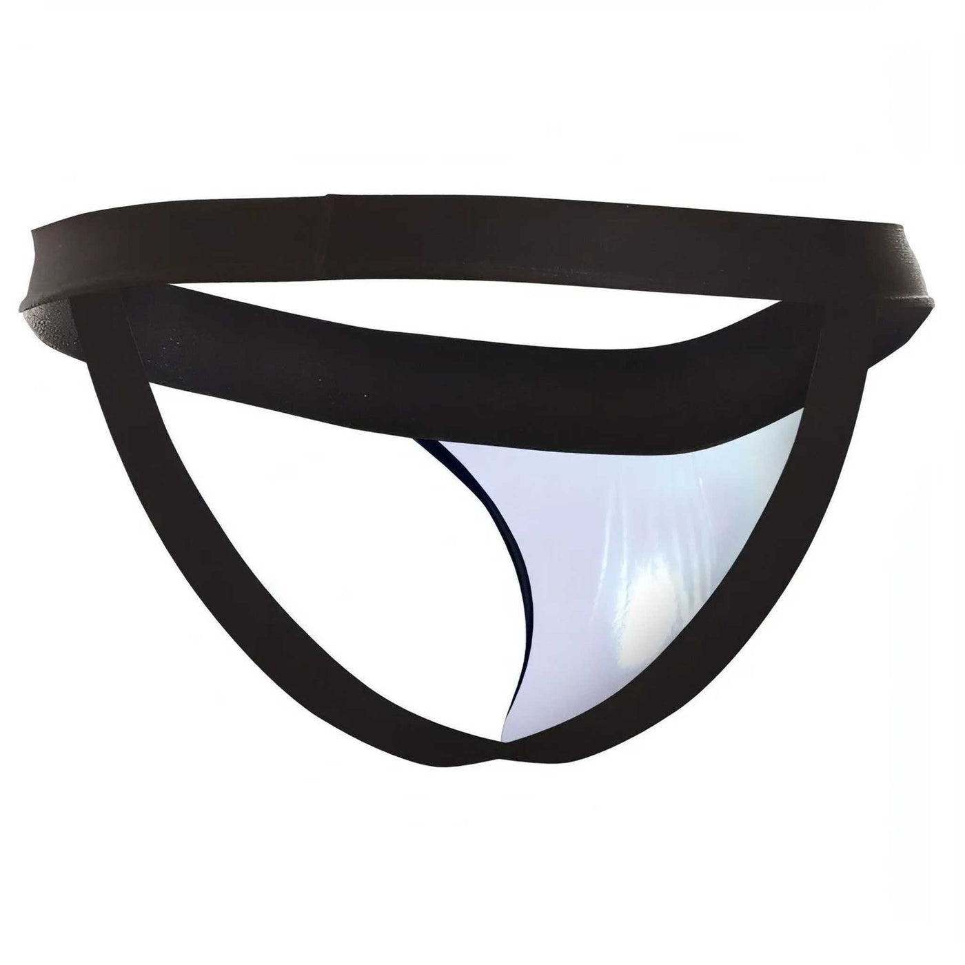 Jock Strap Blu Lucido Wet Look