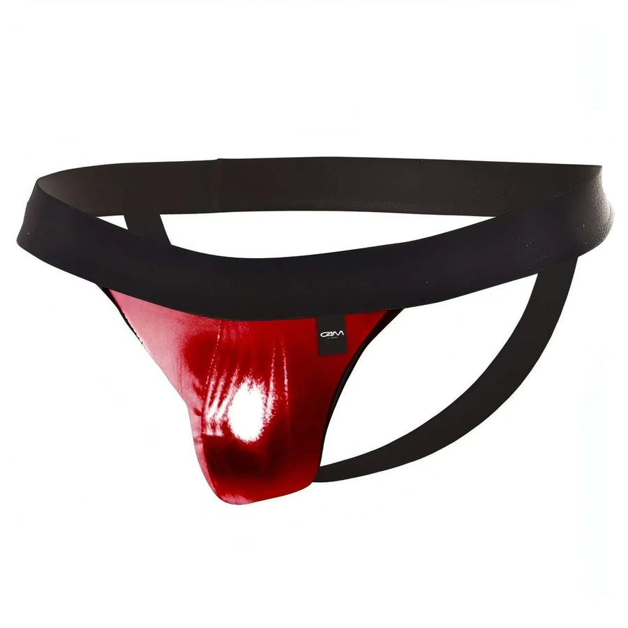Jock Strap Red Gloss Wet Look