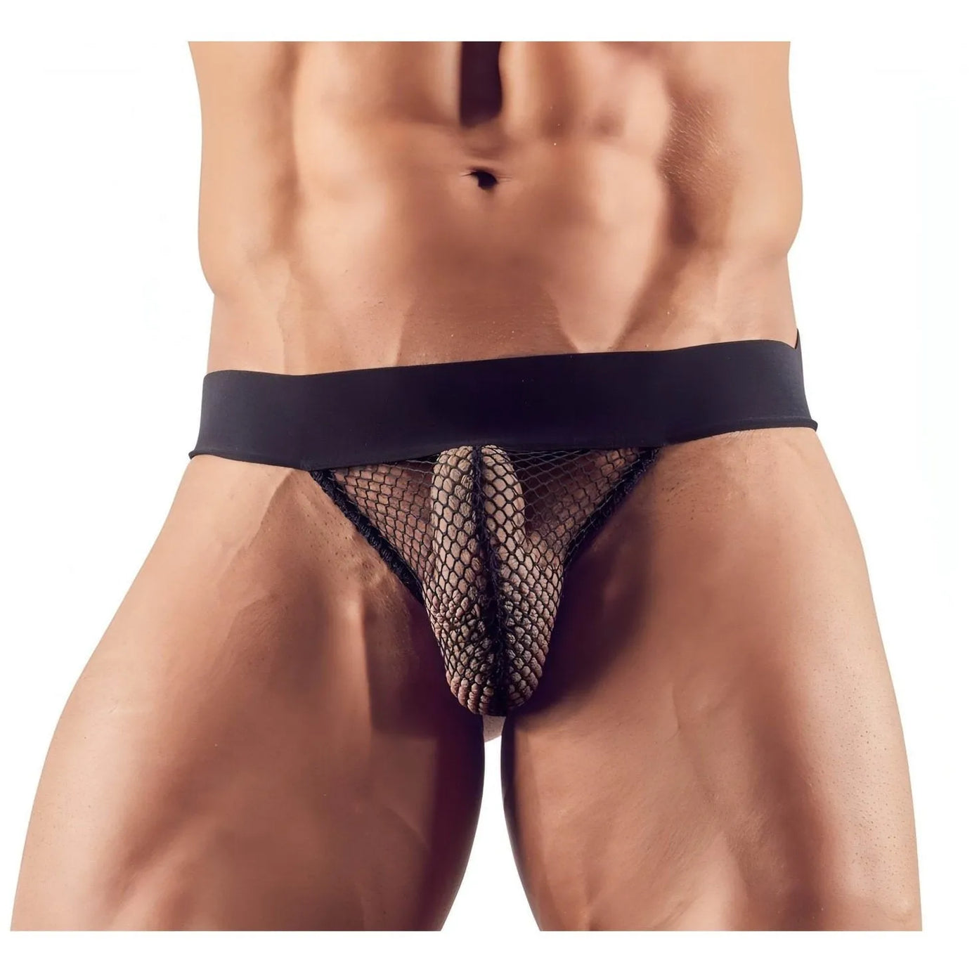 Jockstrap a rete - Nero