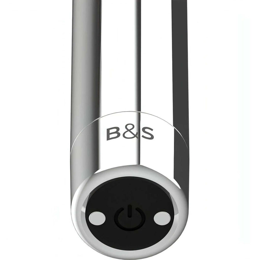 Kernex 2 - Silicone bullet with 10 different vibration programs - Silver, Rechargeable