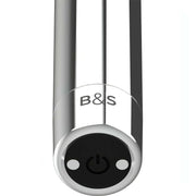 Kernex 2 - Bullet in silicone con 10 diversi programmi di vibrazione -Argento, Ricaricabile