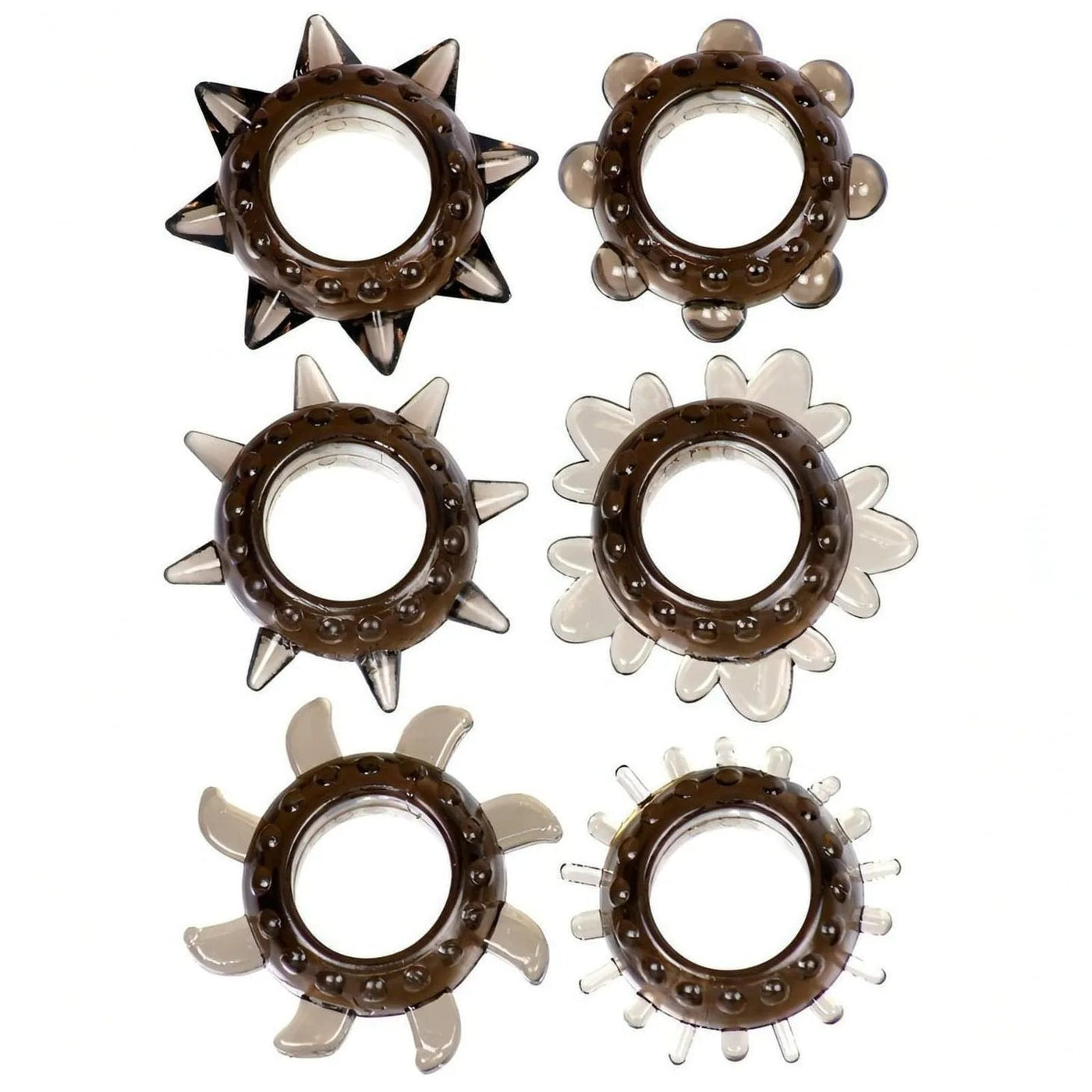 Kit 6 anelli fallici ″Tickler Ring Set″