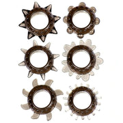 Kit 6 anelli fallici ″Tickler Ring Set″