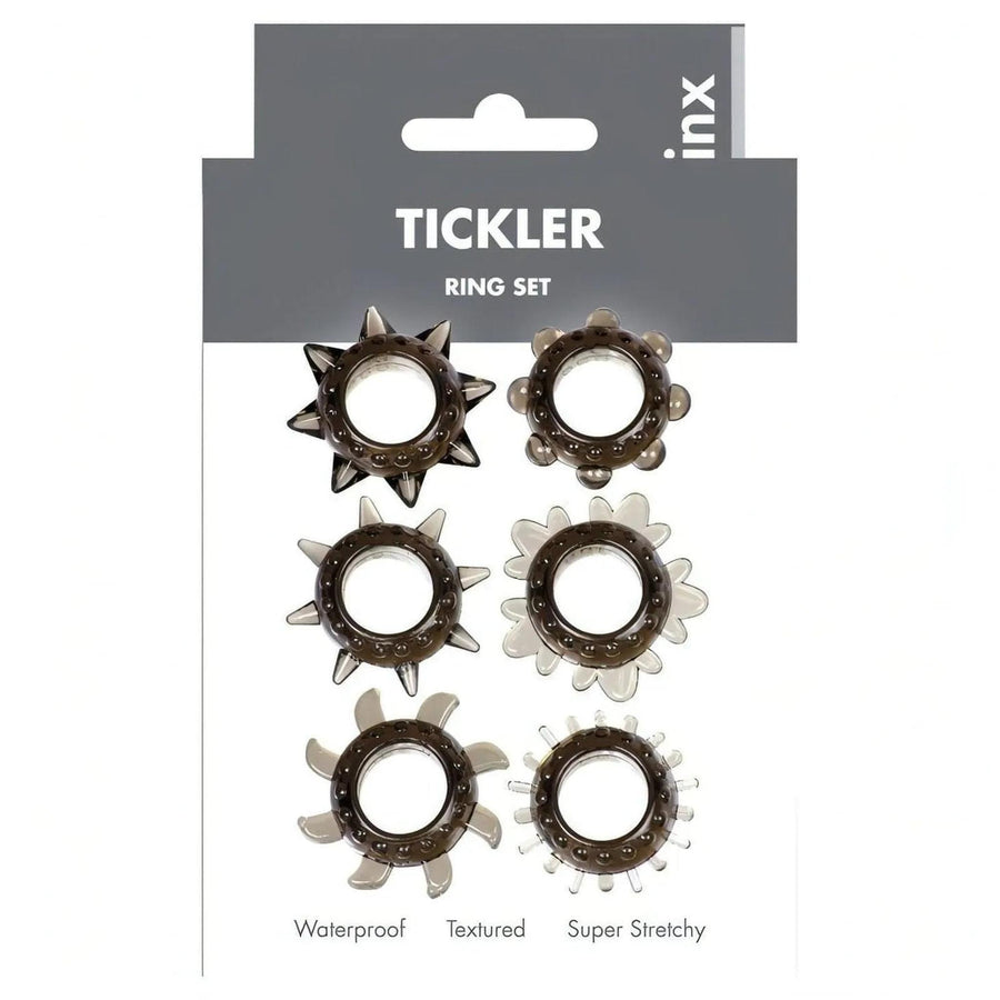 Kit 6 anelli fallici ″Tickler Ring Set″
