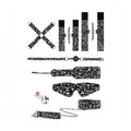 Bdsm-Kit 12-teilig, bedrucktes Bondage-Kit – Love Street Art Fashion