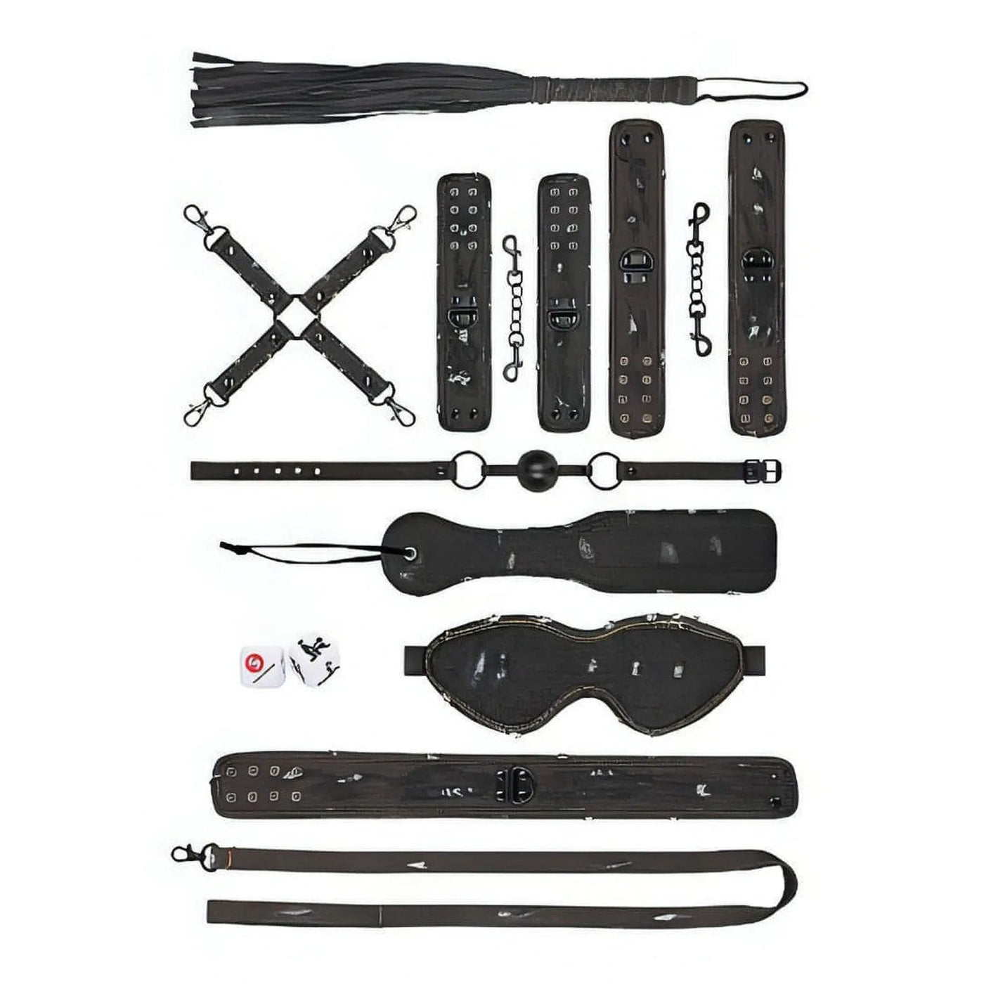 Kit Bdsm 13 Pezzi in stile Denim rinforzato