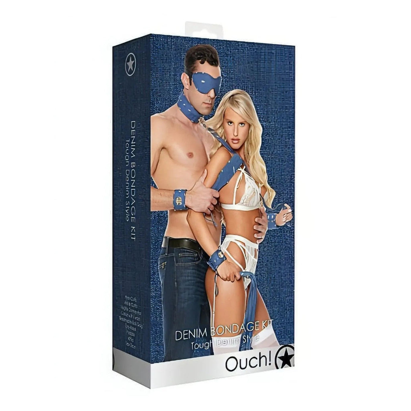 Kit Bdsm 13 Pezzi in stile Denim rinforzato