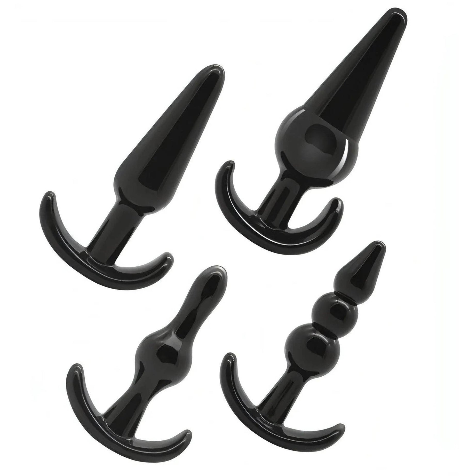 Kit di 4 plug anali - Nero