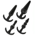 Kit of 4 anal plugs - Black