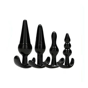 Kit di 4 plug anali - Nero