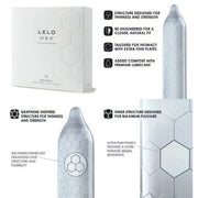 Lelo Hex Natural – Confezione da 3 profilattici