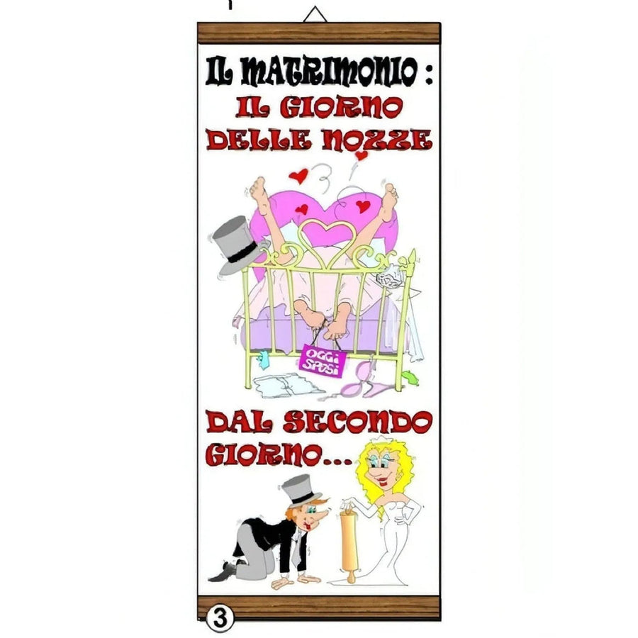 Gerahmtes Poster „Die Hochzeit: Der Hochzeitstag“