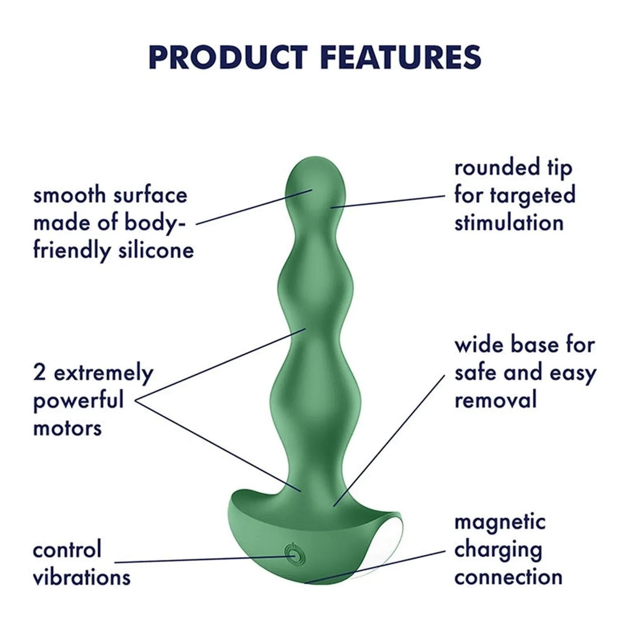 Lolli Plug 2 Vibrator Grn GoEstasy Lolli Plug 2 Vibrator Grn GoEstasy