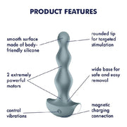 Lolli Plug 2 Vibrator - Grey