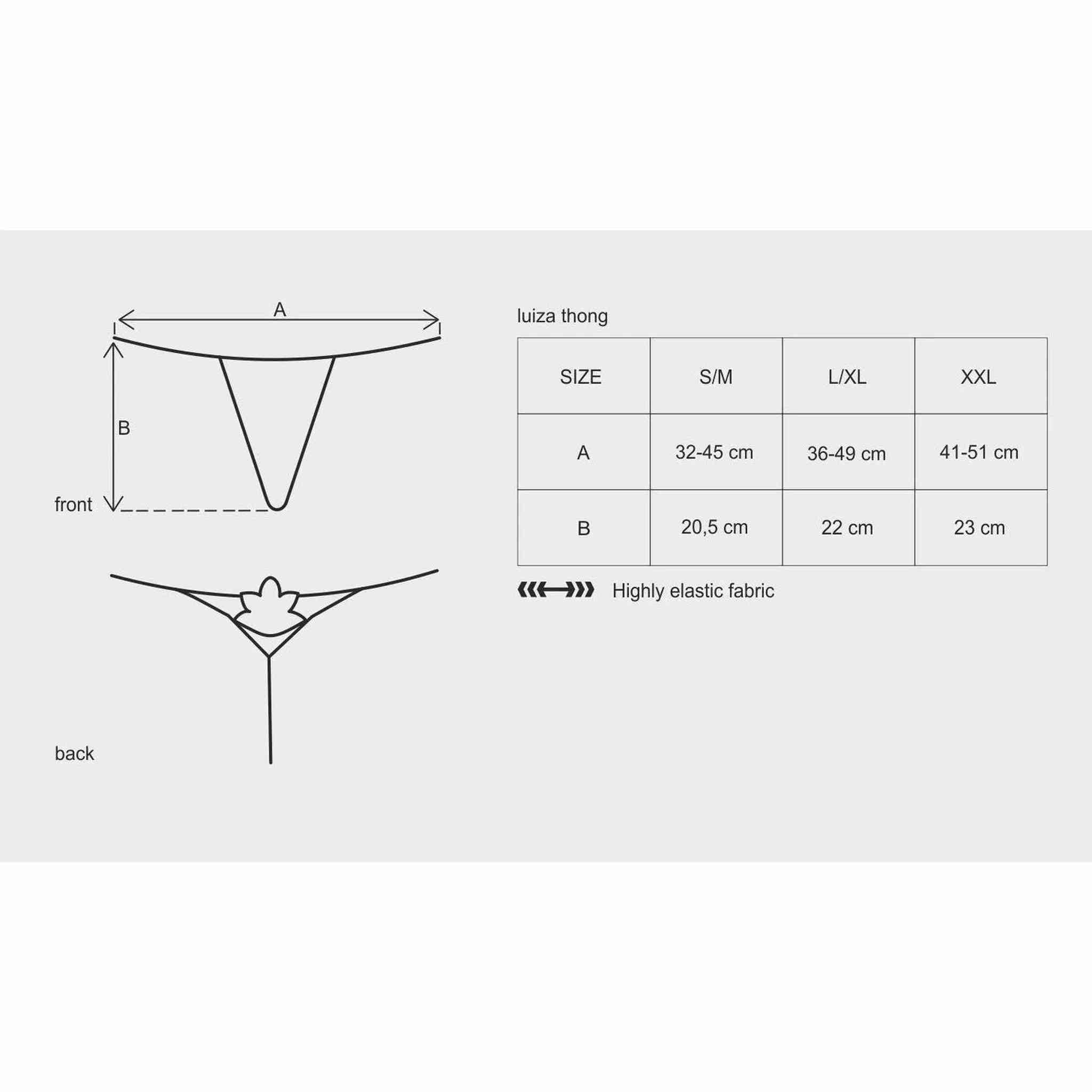 Luiza Thong – Rosso, S/M