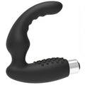 Wiederaufladbarer Silikon-Prostatamassager mit 10 Vibrationsmodi – Schwarz