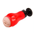 Realistic Tilting and Adjustable Masturbator, with suction cup - 12 vibration modes