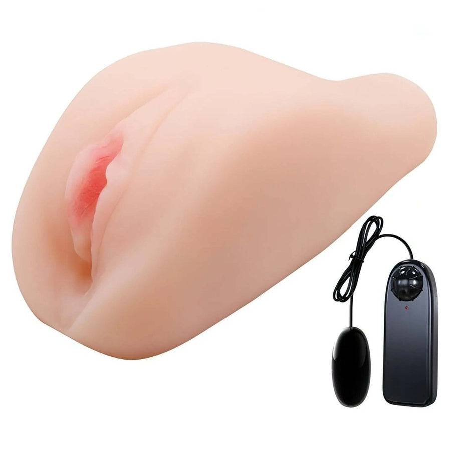 Masturbador realista en Cyberskin, Vibrante - Multiisdeed, Pink de carne