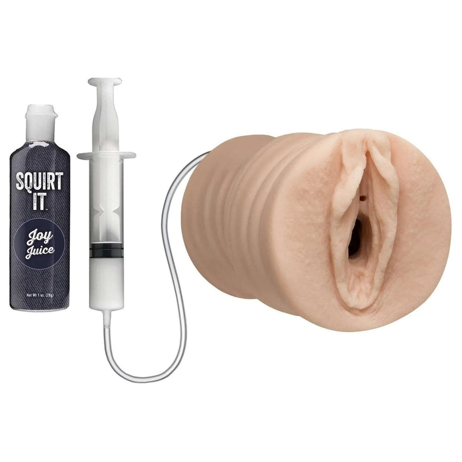 Realistic vagina masturbator with Squirt IT system! - Flesh pink