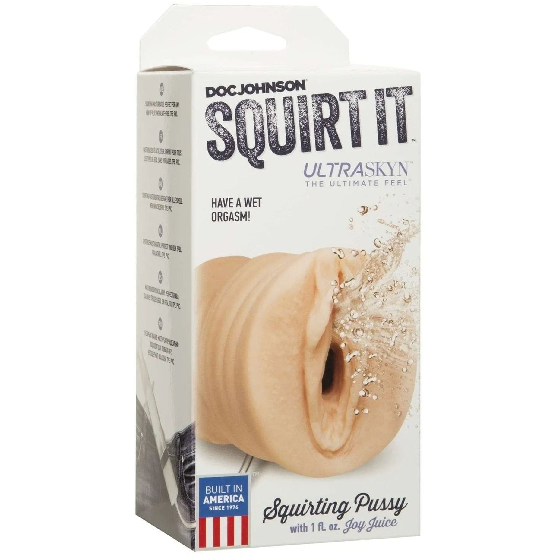 Masturbatore vagina realistico con squirting