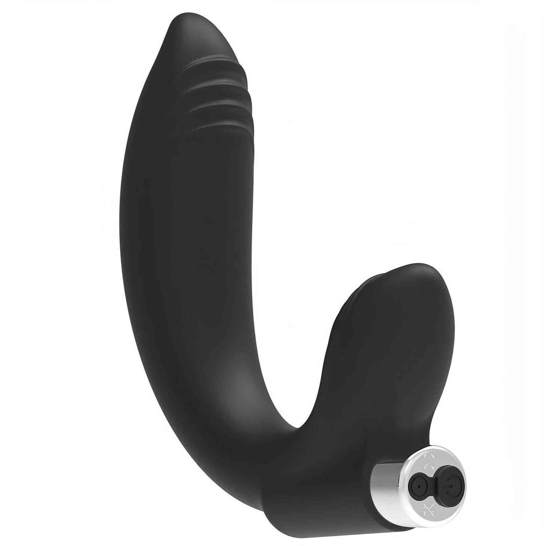 Maxi Curve Massaggiatore prostata e perineo in silicone - 10 modalità di vibrazione, Ricaricabile, Nero