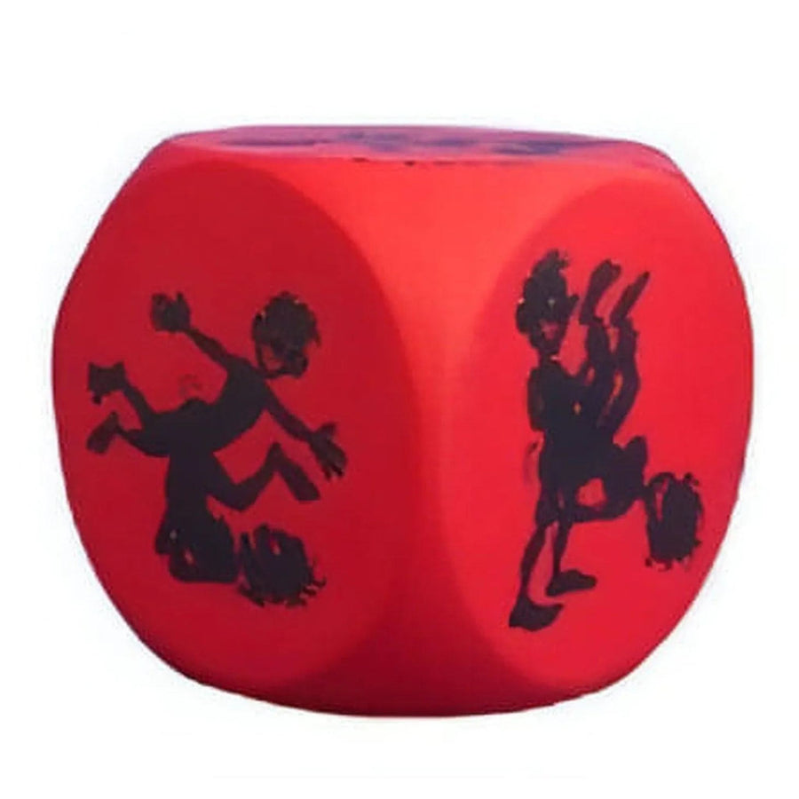 Maxi-Kamasutra-Würfel aus Schwammmaterial – Rot