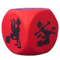 Maxi-Kamasutra-Würfel aus Schwammmaterial – Rot