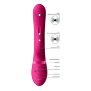 May Vibratore Rabbit Con Doppia Pulsazione e Vibrazione Clitoridea