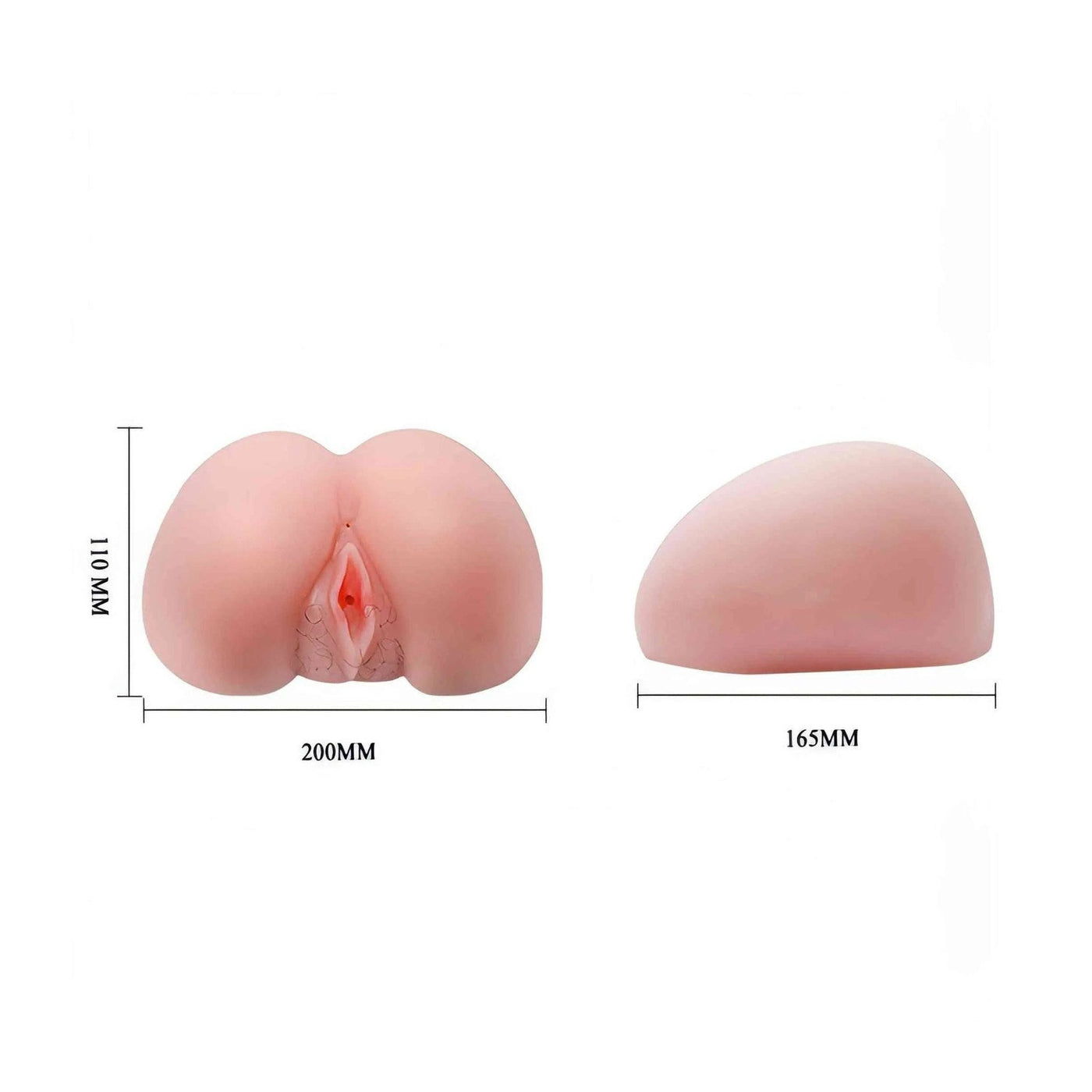 Mega Masturbatore vibrante Ano e Vagina Super Realistico - Incluso un Paddle
