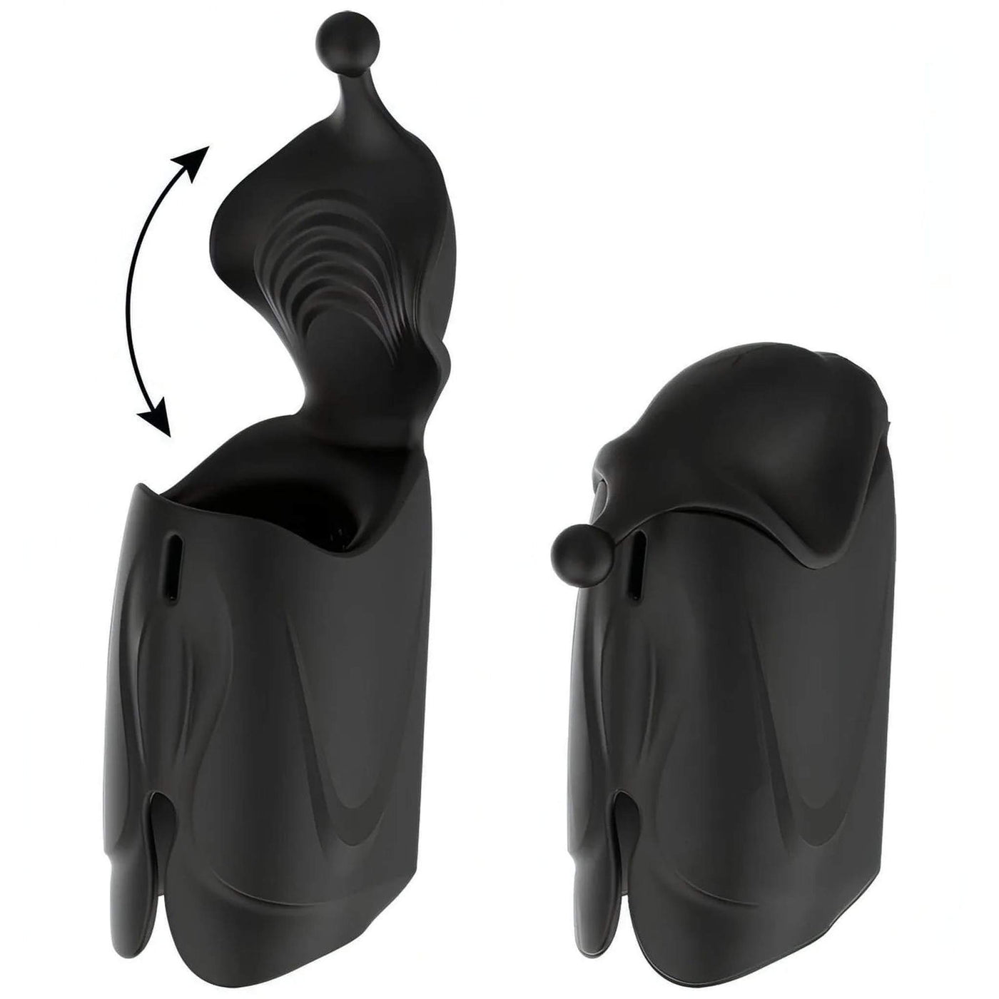Men's Wand Massager - Potente masturbatore ergonomico con due potentissimi motori, 10 modalità di vibrazione