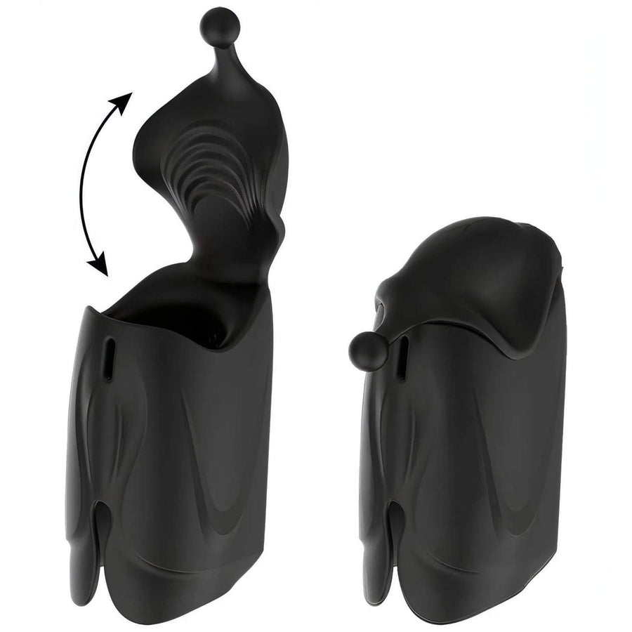 Men's Wand Massager - Powerful ergonomic masturbator with two very powerful motors, 10 different vibration modes