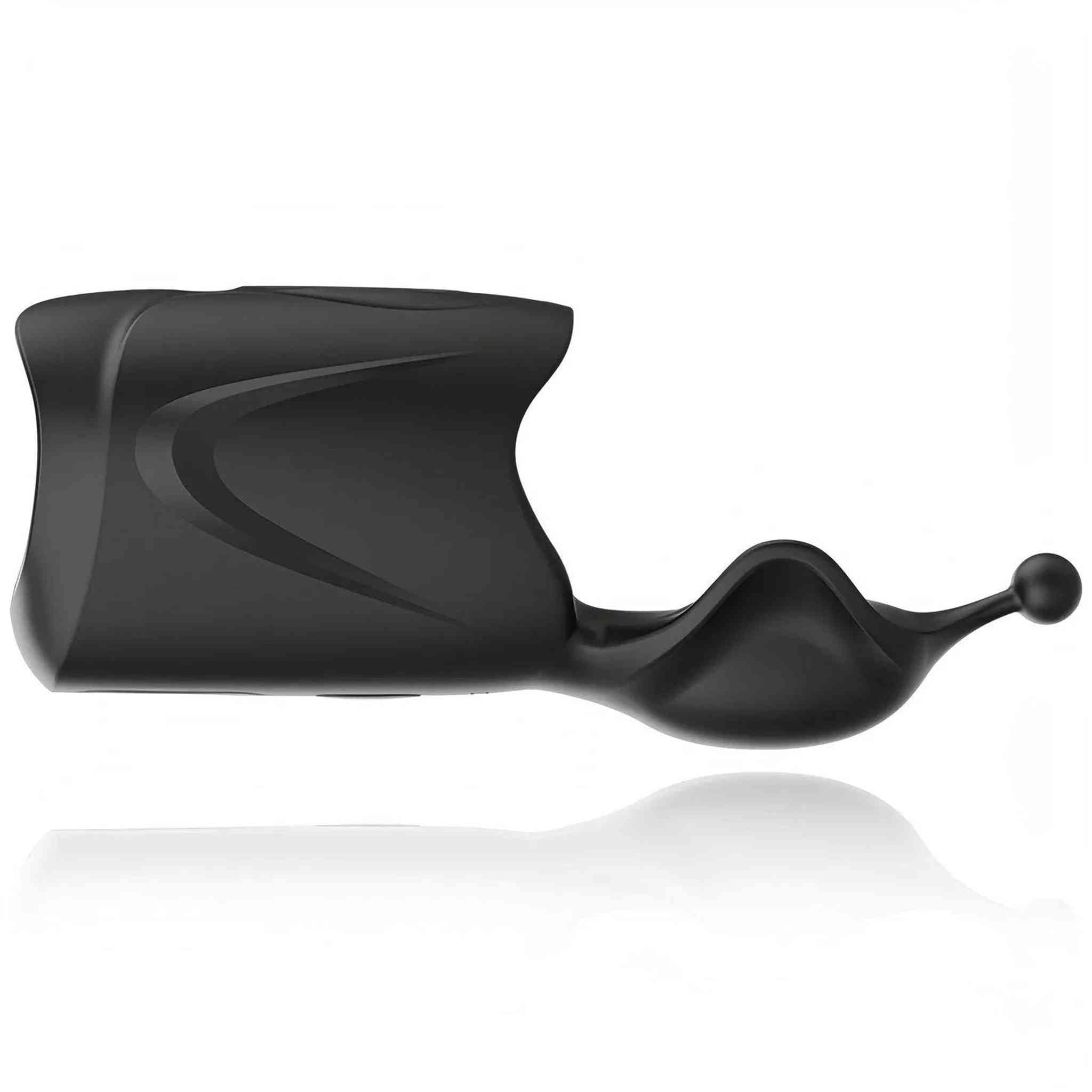 Men's Wand Massager - Potente masturbatore ergonomico con due potentissimi motori, 10 modalità di vibrazione