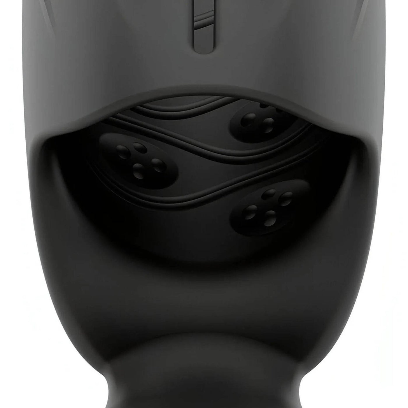 Men's Wand Massager - Potente masturbatore ergonomico con due potentissimi motori, 10 modalità di vibrazione