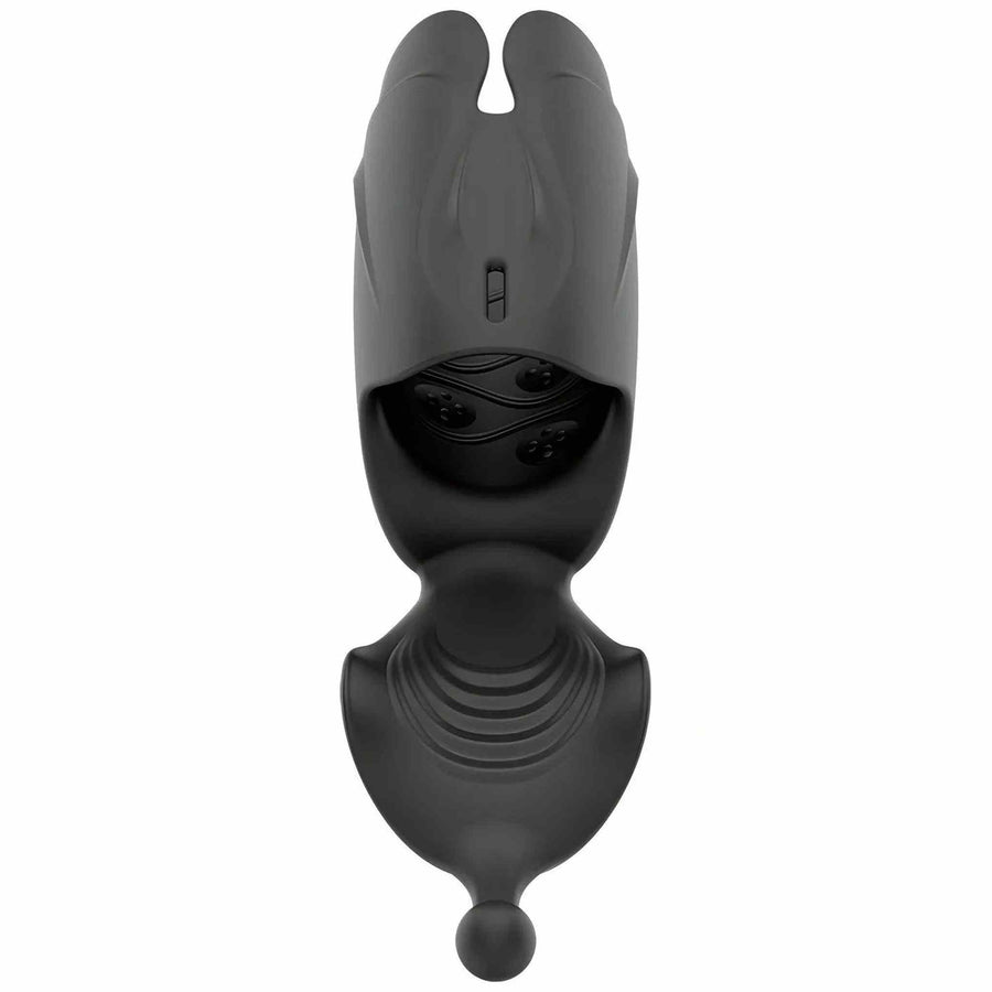 Men's Wand Massager - Powerful ergonomic masturbator with two very powerful motors, 10 different vibration modes