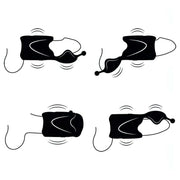 Men's Wand Massager - Potente masturbatore ergonomico con due potentissimi motori, 10 modalità di vibrazione