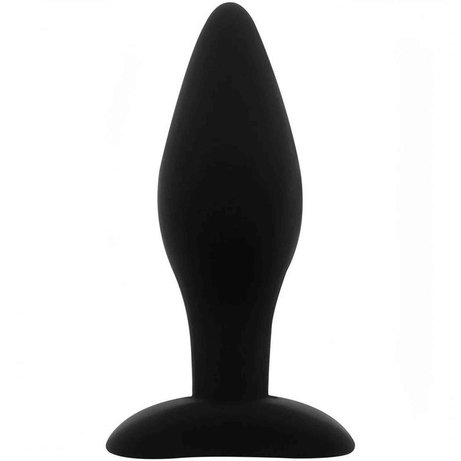 Mini Black Anal Plug - 100% Silicone