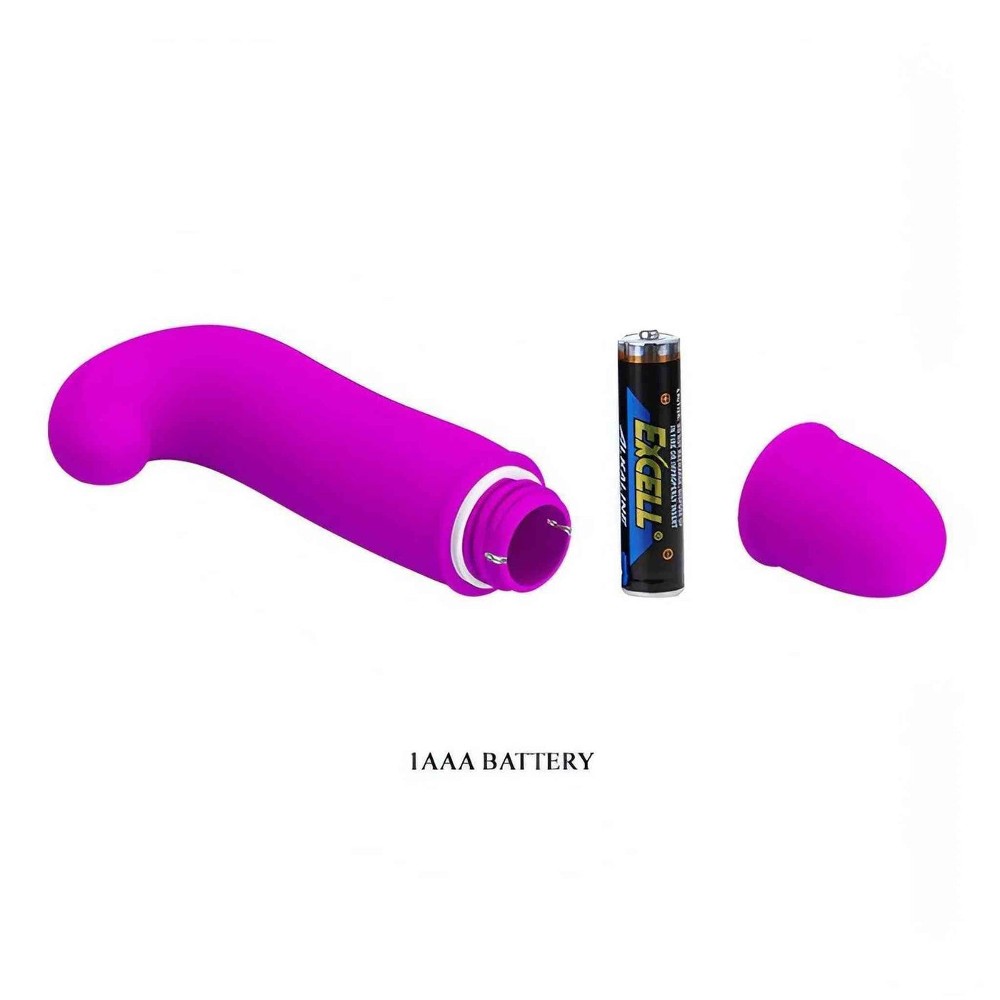 Mini Vibratore Punto G Dana - 10 modalità di vibrazione, Silicone, Viola