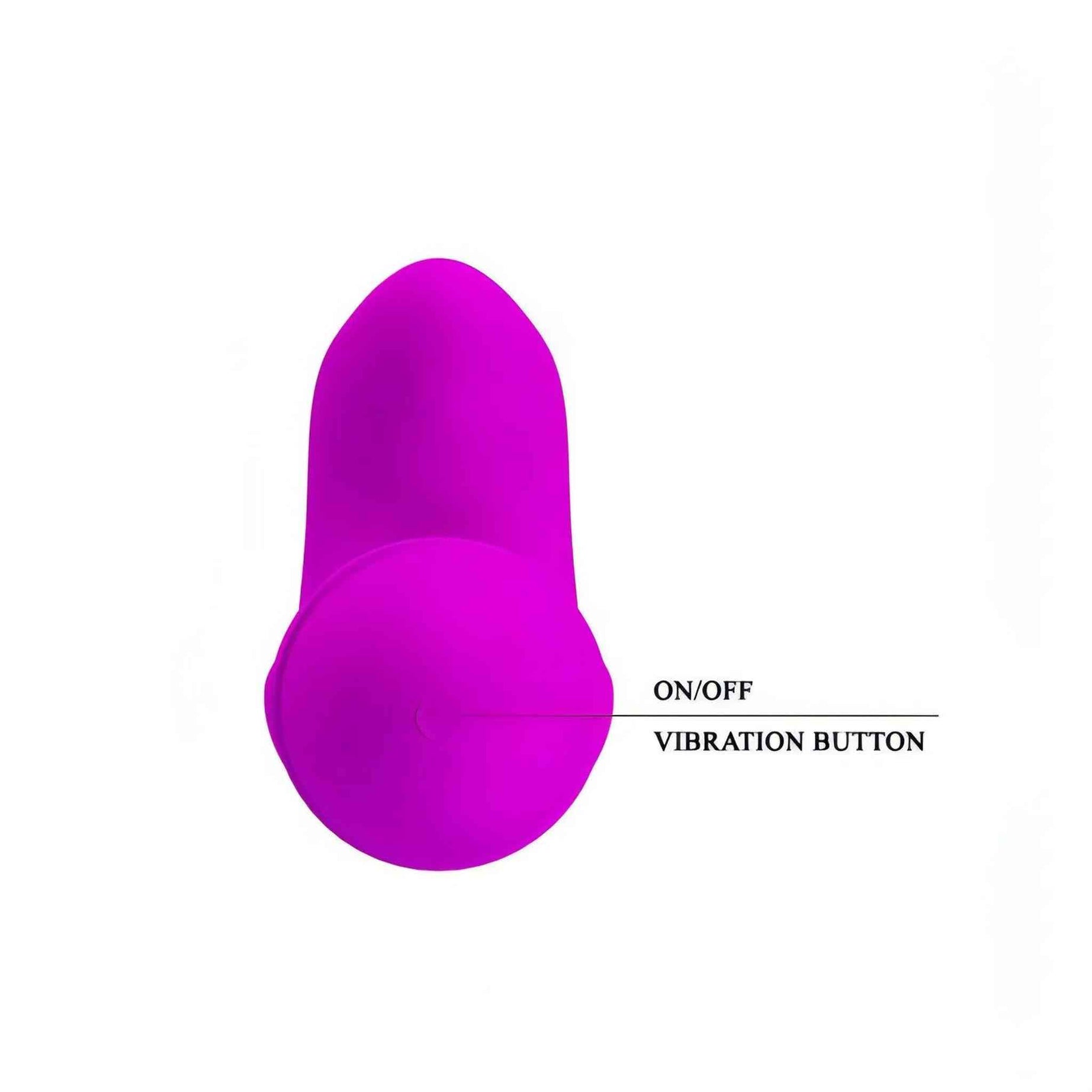 Mini Vibratore Punto G Dana - 10 modalità di vibrazione, Silicone, Viola