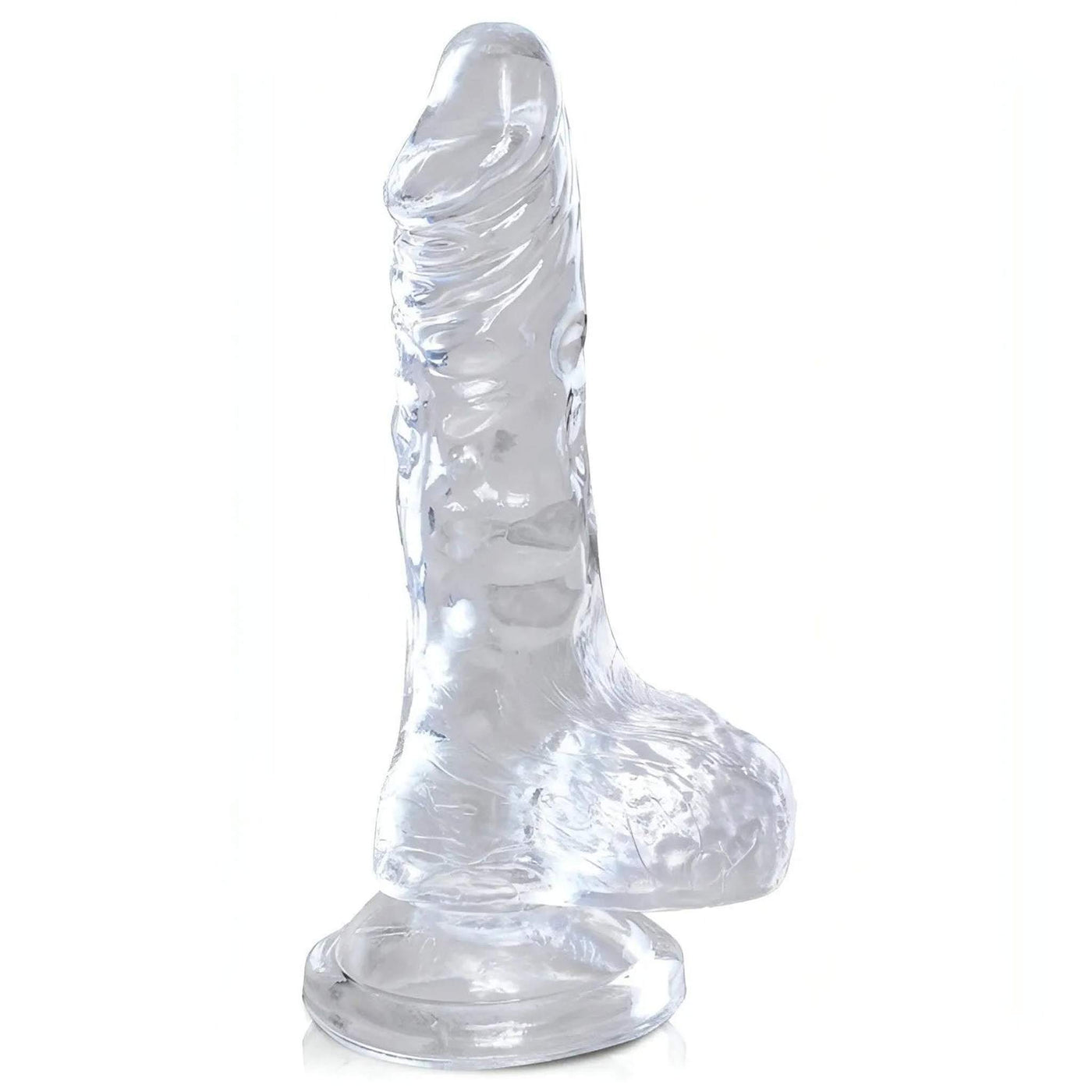 Mini fallo in jelly trasparente 4″